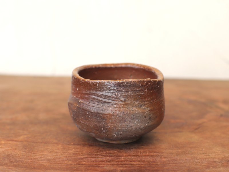 備前焼 ぐい呑み　gi-057 - 酒杯/酒器 - 陶 咖啡色