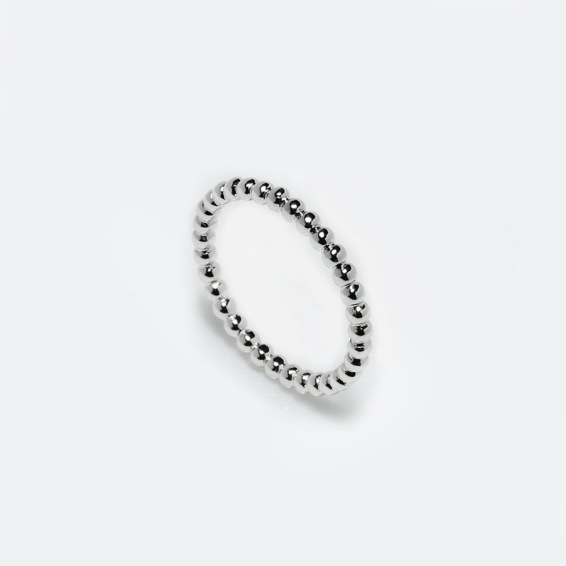 【青春】18K白金設計戒指 - 戒指 - 貴金屬 