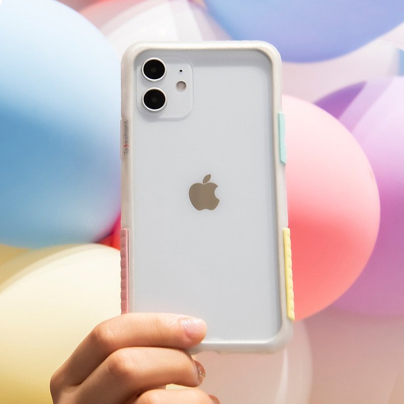 พลาสติก เคส/ซองมือถือ ขาว - Free Brand Lanyard iPhone 12 Series NMD Anti-Fouling and Anti-Drop Mobile Phone - Marshmallow