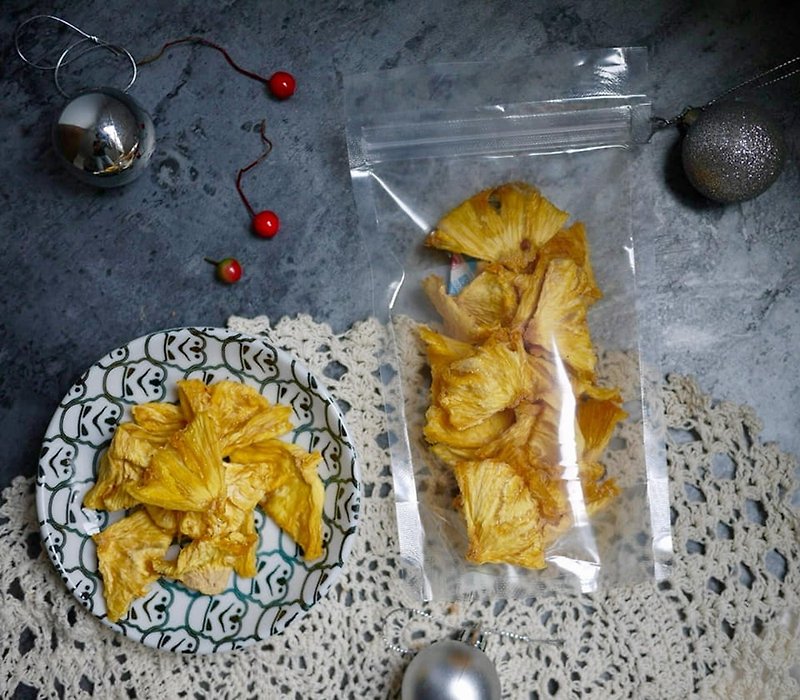 Christmas special edition pineapple dry / sugar free / exchange gift / pre-order - อาหารเสริมและผลิตภัณฑ์สุขภาพ - อาหารสด สีเหลือง