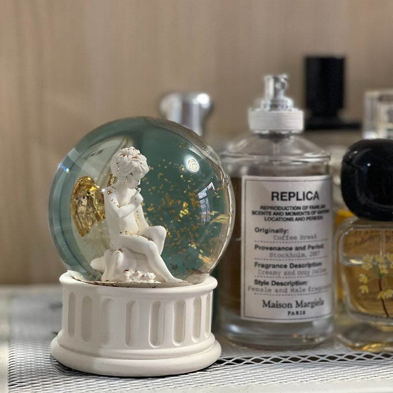 盧浮宮天使丘比特水晶球擺飾禮品 - 擺飾/家飾品 - 其他材質 