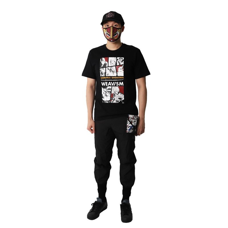 經典人物Tee (黑) - 帽T/大學T - 棉．麻 黑色