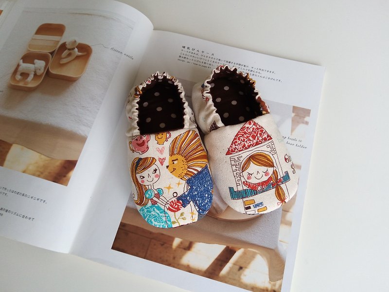 Fairy tales handmade baby shoes baby shoes toddler shoes 14 - รองเท้าเด็ก - ผ้าฝ้าย/ผ้าลินิน หลากหลายสี