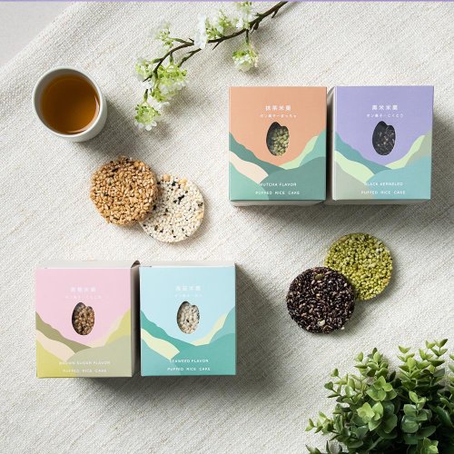 Elitfun E立方茶品沙龍 米菓酥禮盒・茶食伴手禮・米香・大地的禮物
