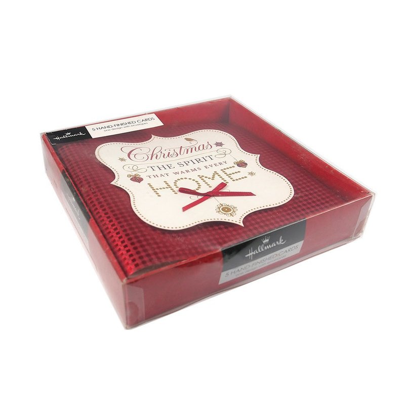 Warm every home Christmas box card 5 pieces [Hallmark-Card Christmas Series] - การ์ด/โปสการ์ด - กระดาษ หลากหลายสี