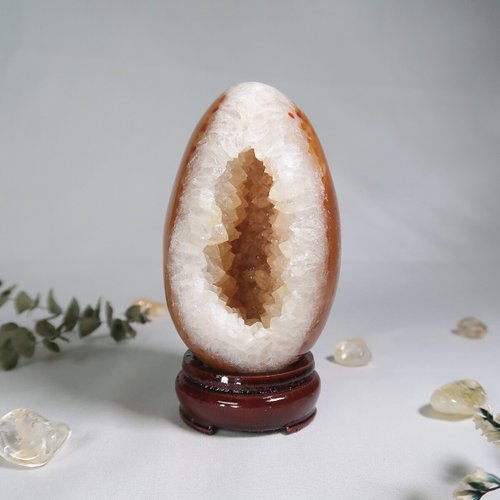 石之王 King Stones - 水晶天然石飾品、原礦 瑪瑙好運蛋 110515