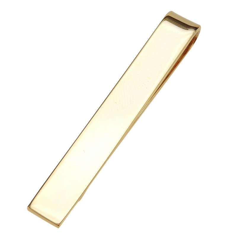 金色の光沢のあるネクタイピン - ネクタイ・タイピン - 金属 ゴールド