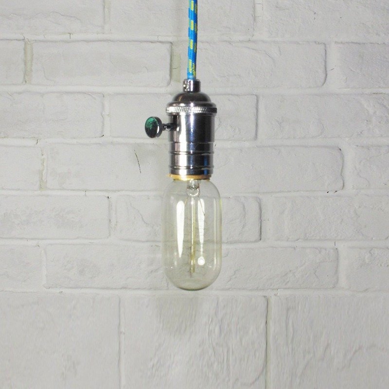 バサクエジソンランプ - 照明・ランプ - 金属 ブルー