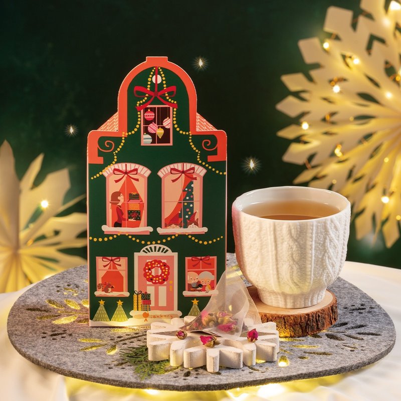 【聖誕禮盒】精選花茶禮包 | 香港製造 社企禮物 散水茶包 減壓 - 茶葉/茶包/水果茶 - 新鮮食材 多色