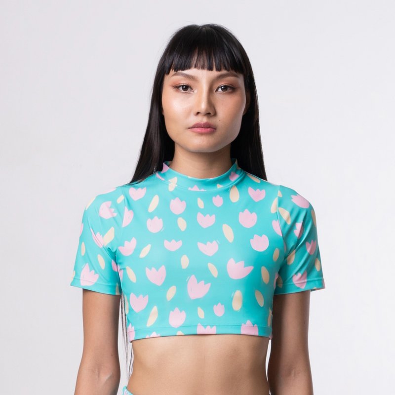 BUTTERCUP CROP TEE - 女泳衣/比基尼 - 其他材質 