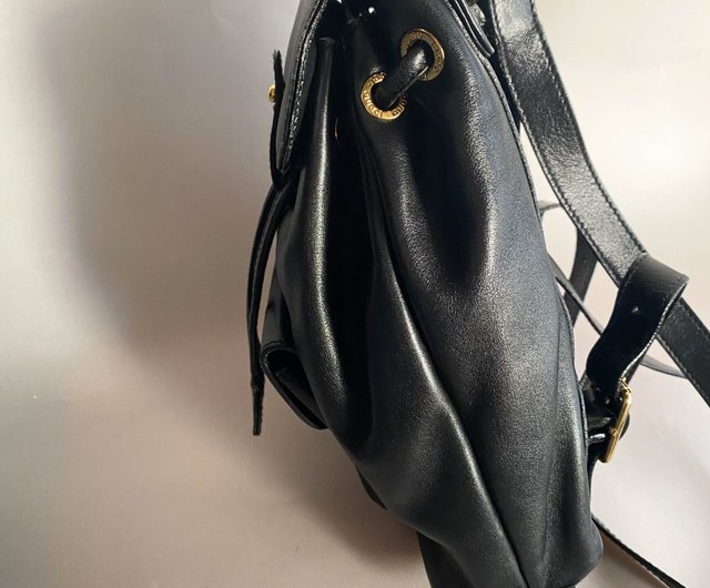 Gucci black sale leather side bag