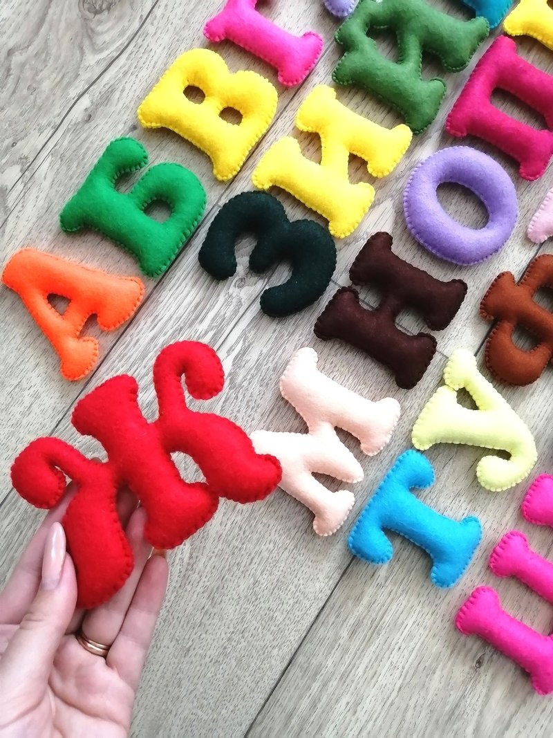 Russian Alphabet Letters Gift Learning Russian Kids Education Preschool Alphabet - Kids' Toys - Eco-Friendly Materials Multicolor