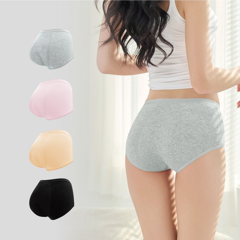 伊柔 EVEROY 純棉高腰防漏生理內褲 M-2XL/Q 9818 (多色 1件組) - 女內衣褲 - 棉．麻 多色