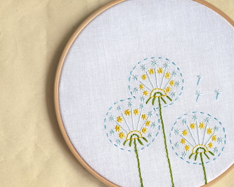 Digital Download pattern PDF | Hand embroidery DIY for beginner, wall decor - DIY Tutorials ＆ Reference Materials - Other Materials 