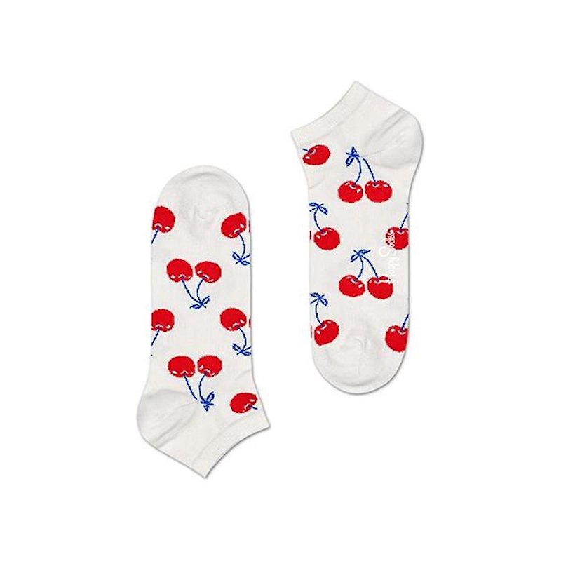 Cotton & Hemp Socks - 【Autumn/Winter Sale】HAPPY SOCKS Cherry Ankle Socks(36-40)