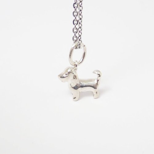 比法一生PIFA 【比法一生】純銀墜子-臘腸犬 925銀手工飾品