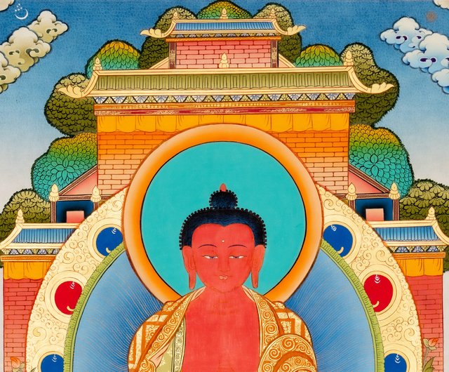 仏教アミターバ・シンガム・タンカアート | チベットアート