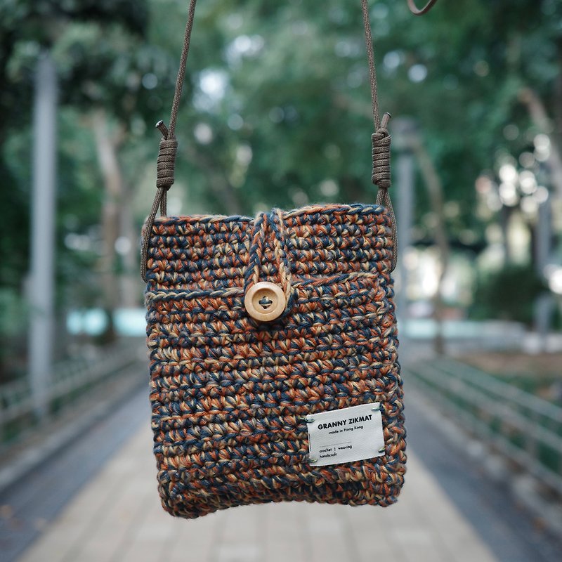 【側背包】混線扁袋子  |  Guanajuato - 側背包/斜背包 - 棉．麻 多色