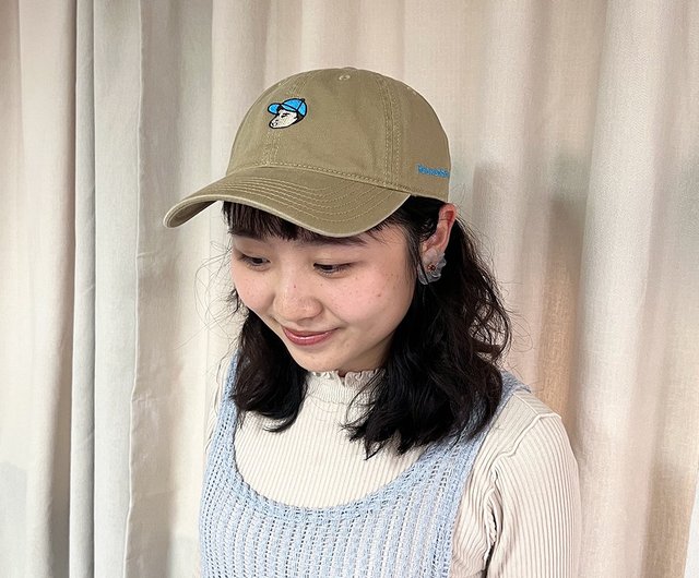 ブラザー刺繍入りベースボールキャップ- カーキ - ショップ