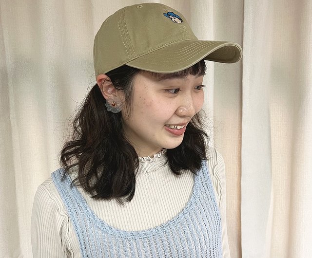 ブラザー刺繍入りベースボールキャップ- カーキ - ショップ