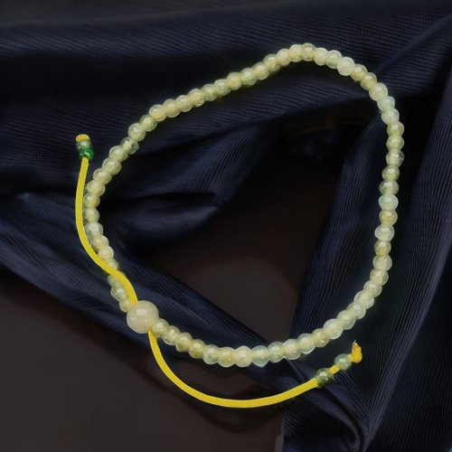 瓔珞珠寶盒 E.L.Jewelry Box 【好運連連】冰種飄花翡翠編織手鍊 | 天然緬甸翡翠A貨 | 送禮