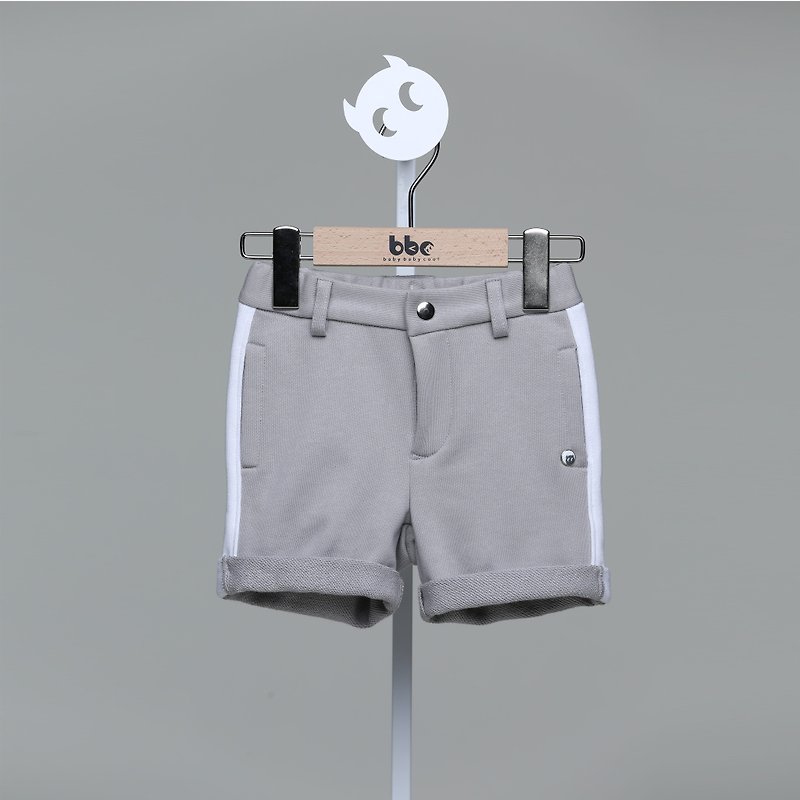 Reckless color matching pants (black and white/grey and white) - Other - Cotton & Hemp Gray