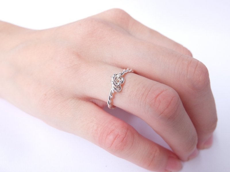 Crystal sterling silver ring - แหวนทั่วไป - โลหะ 