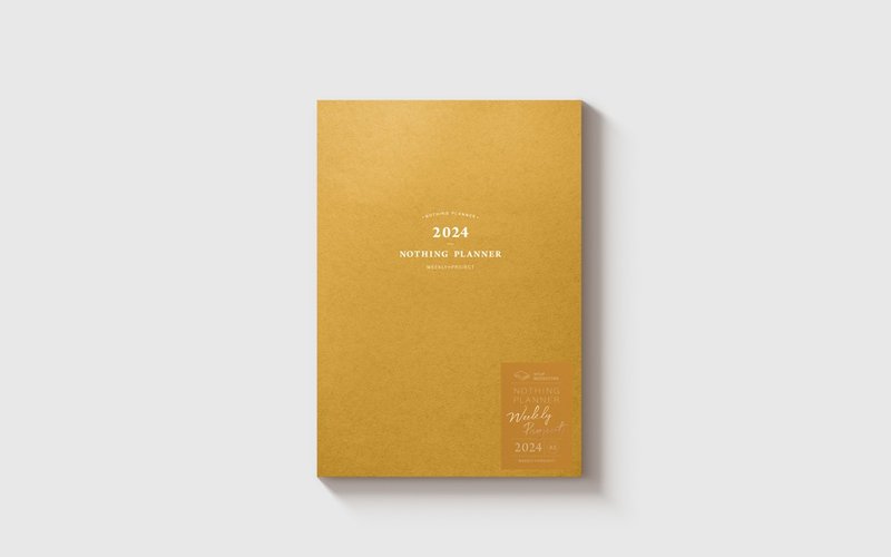 NOTHING PLANNER 2024 Weekly Project 專案計畫 - 筆記本/手帳 - 紙 橘色