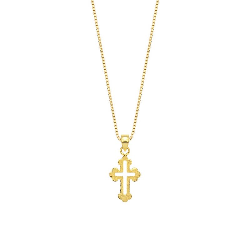 Treasure Chest Gold Jewelry 9999 Gold Pure Gold Pendant/Necklace/Clavicle Chain - Necklaces - 24K Gold Gold