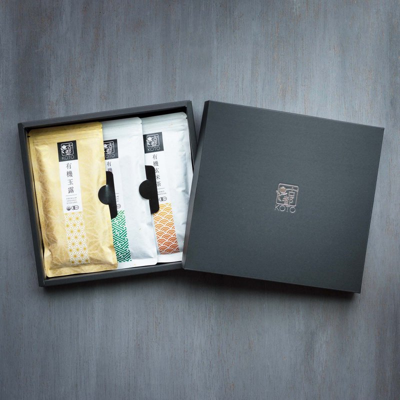 有機日本茶セット・京都・宇治産・抹茶・煎茶・ほうじ茶の飲み比べギフト - 茶葉/茶包/水果茶 - 新鮮食材 綠色