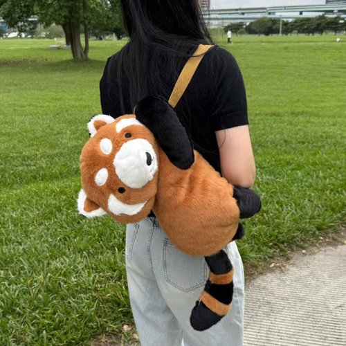 Sleepyville Critters 酷樂村 紅熊貓/小貓熊絨毛造型後揹包 - 酷樂村 現貨販售