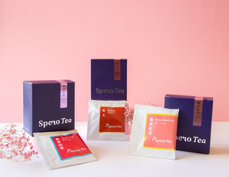[Hot-selling black tea bag set] 24 tea bags (1 bag for each of 3 types of tea) - ชา - อาหารสด 