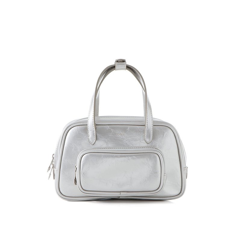 Donkie Made in Korea Bag styles D1105 SILVER - กระเป๋าแมสเซนเจอร์ - หนังเทียม 