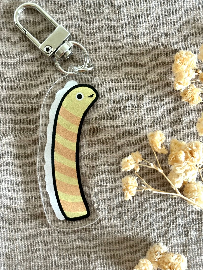 Garden Eel Acrylic Keychain - ที่ห้อยกุญแจ - อะคริลิค 