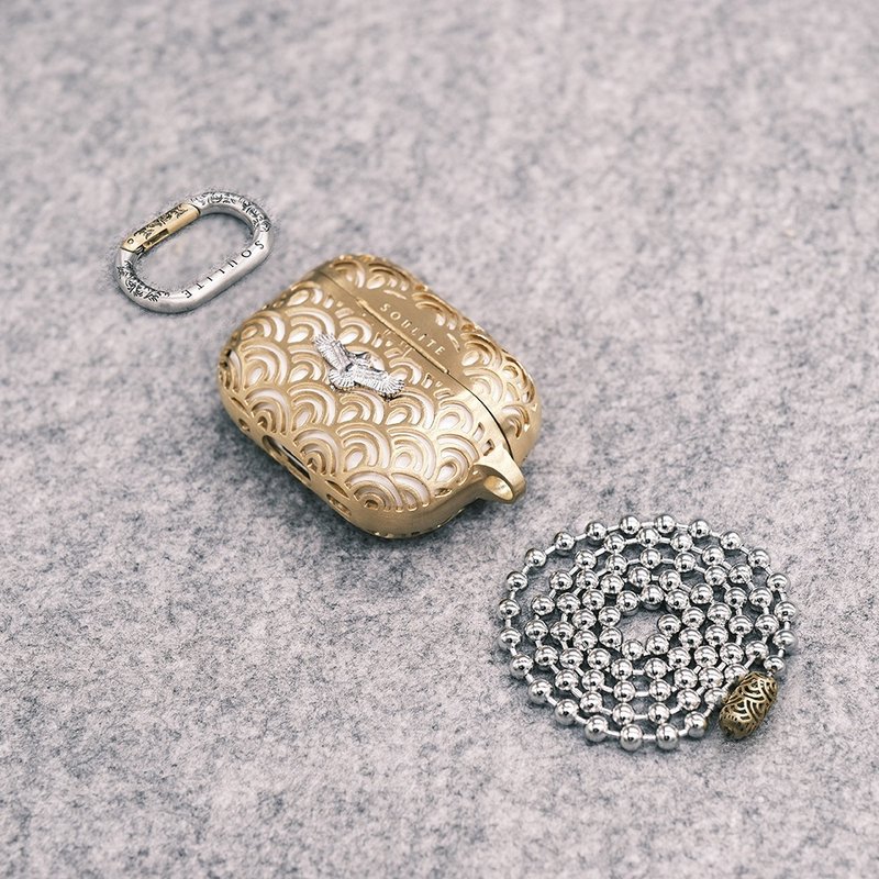 【時尚飾物】 SOULITE Eagle Vibes Gold 蘋果 AirPods Pro 1&2 - 其他 - 不鏽鋼 