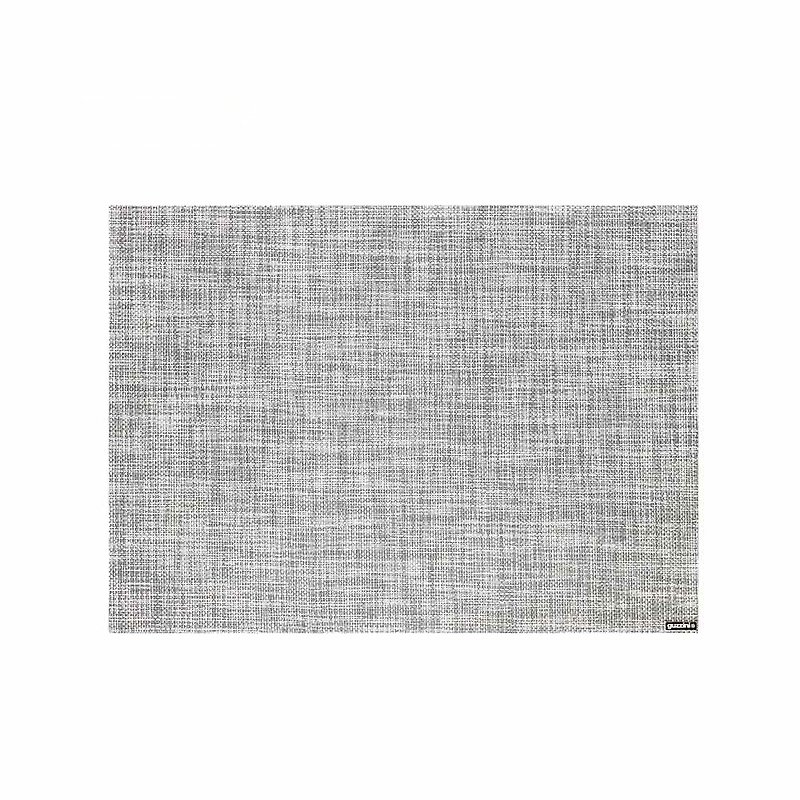 編織餐墊-48×35CM-黑 - 餐桌布/餐墊 - 塑膠 灰色