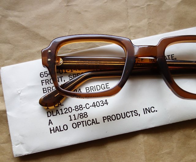 Military Usgi Vintage Bcg Birth Control Glasses Male Horn Rim Eyeglasses 48 X 26