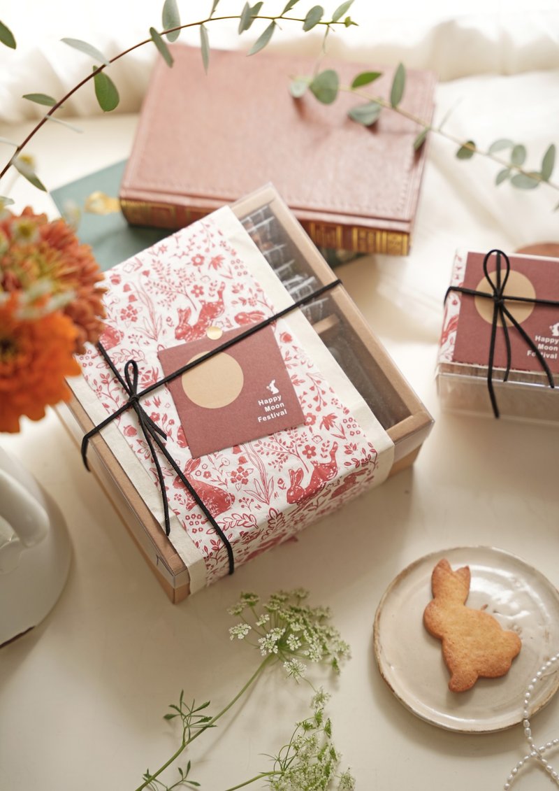 [Mid-Autumn Festival Gift Box] Moon Rabbit Garden Gift Box | Handmade Biscuits | Corporate Gifts | Early Bird Pre-Order - คุกกี้ - อาหารสด 