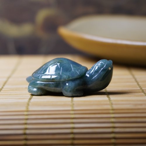 瓔珞翡翠 【吉祥‧長壽】翡翠烏龜 | 天然A貨翡翠 | 送禮