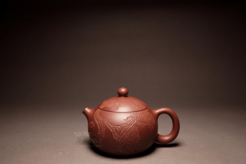 【天上人】程剛&柯沁鈺 兩位名師聯袂共創 文革底槽清 180cc - 茶壺/茶杯/茶具 - 陶 咖啡色