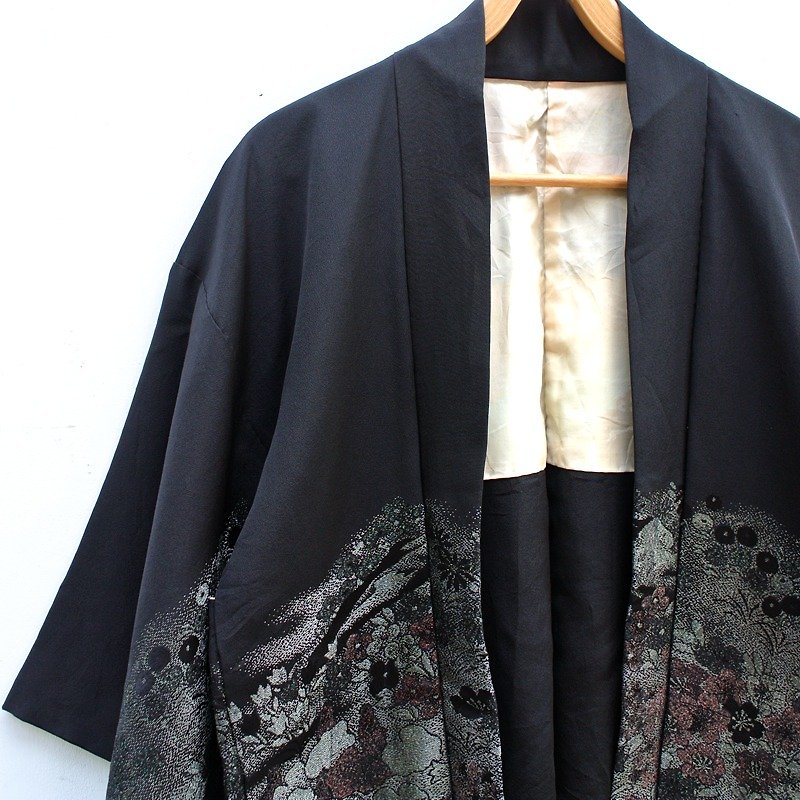 │Slowly│ Japanese Antiques - Light kimono coat J17│ .vintage retro vintage theatrical... - เสื้อแจ็คเก็ต - วัสดุอื่นๆ หลากหลายสี
