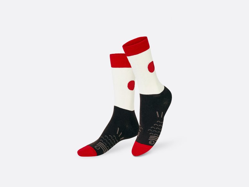 EAT MY SOCKS socks/Japanese series/Japanese soy sauce - ถุงเท้า - ผ้าฝ้าย/ผ้าลินิน 