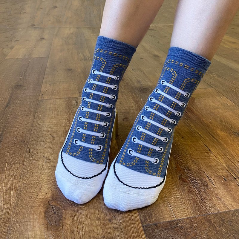 推薦【SOCKS 鞋型襪】JAMES DEAN│中筒襪 男襪 女襪 | 交換禮物 - 襪子 - 其他材質 藍色