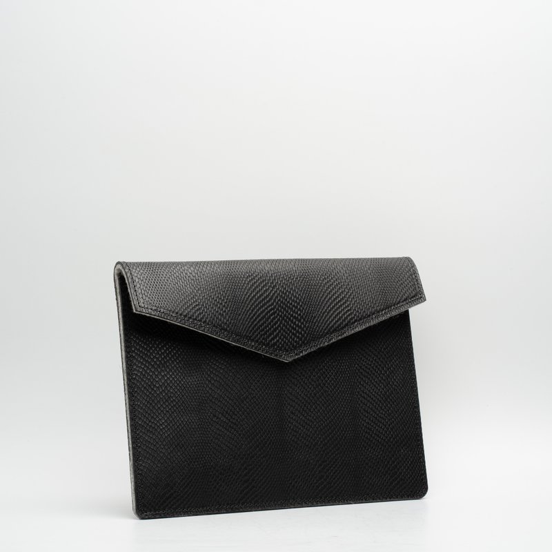 皮套盒。 適用於所有MacBook和iPad型號 - 平板/電腦保護殼 - 真皮 黑色