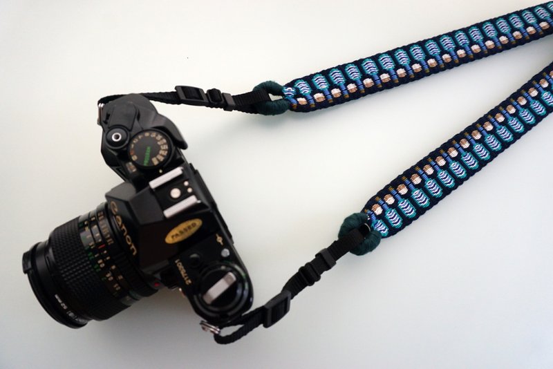 Camera Strap Bilateral Wide Hole Cell Phone Cross Strap (Racquet Style) - ขาตั้งกล้อง - ผ้าฝ้าย/ผ้าลินิน หลากหลายสี