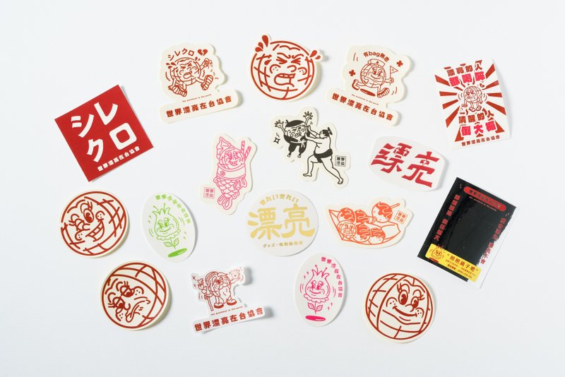【世界漂亮在台協會】限加購!!!__貼紙 - 貼紙 - 紙 多色