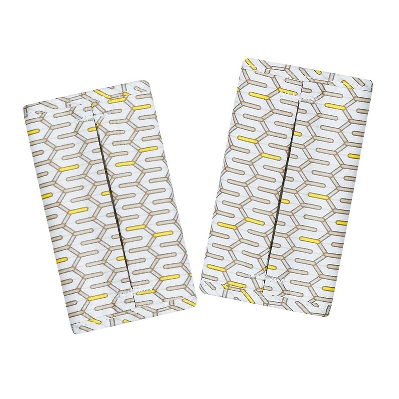 Baby Carrier AIR+ Teething Pads - Lucky Yellow - ผ้ากันเปื้อน - ผ้าฝ้าย/ผ้าลินิน สีกากี
