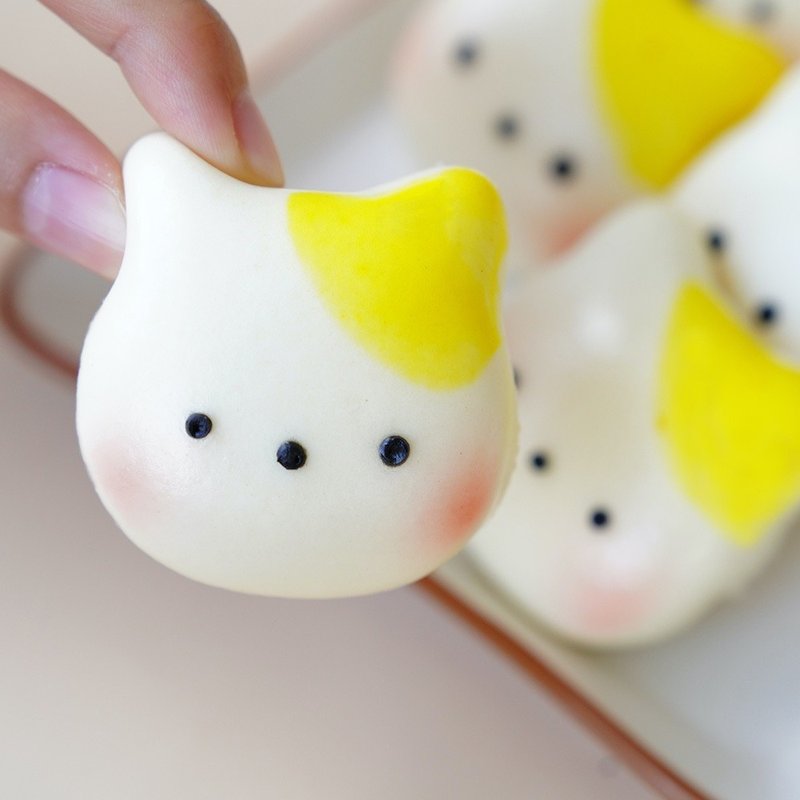 美姬饅頭 迷你貓咪無糖鮮乳造型饅頭 一盒12入 - 其他 - 其他材質 