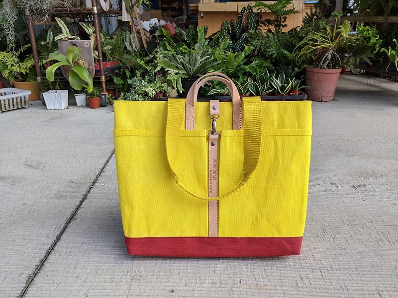 Daily Tot/Yellow - Handbags & Totes - Paper 