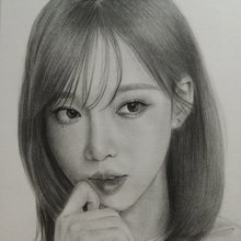 鉛筆画 / 似顔絵 / 女性 - ショップ Lin